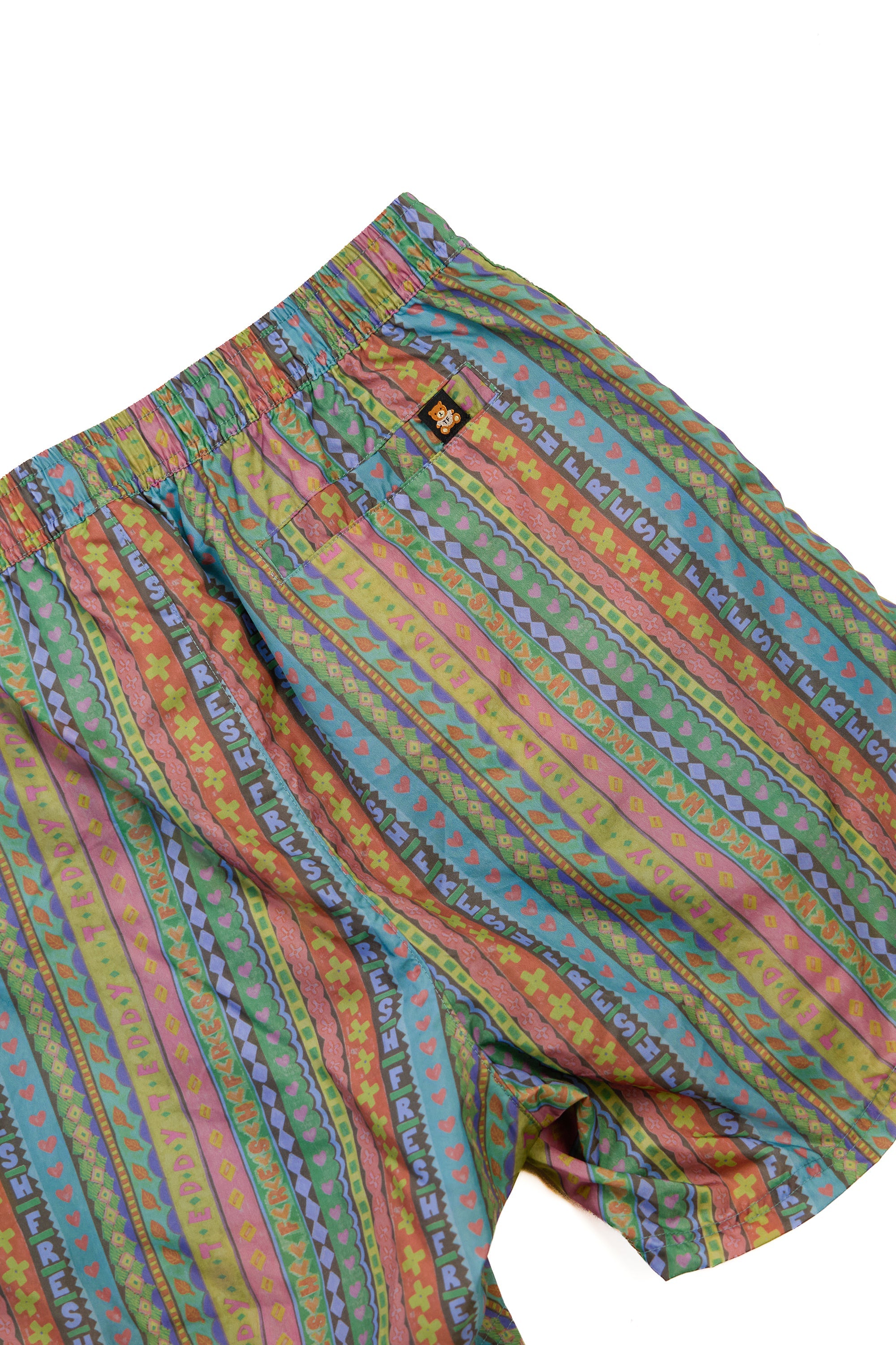 80's Stripe Swim Short