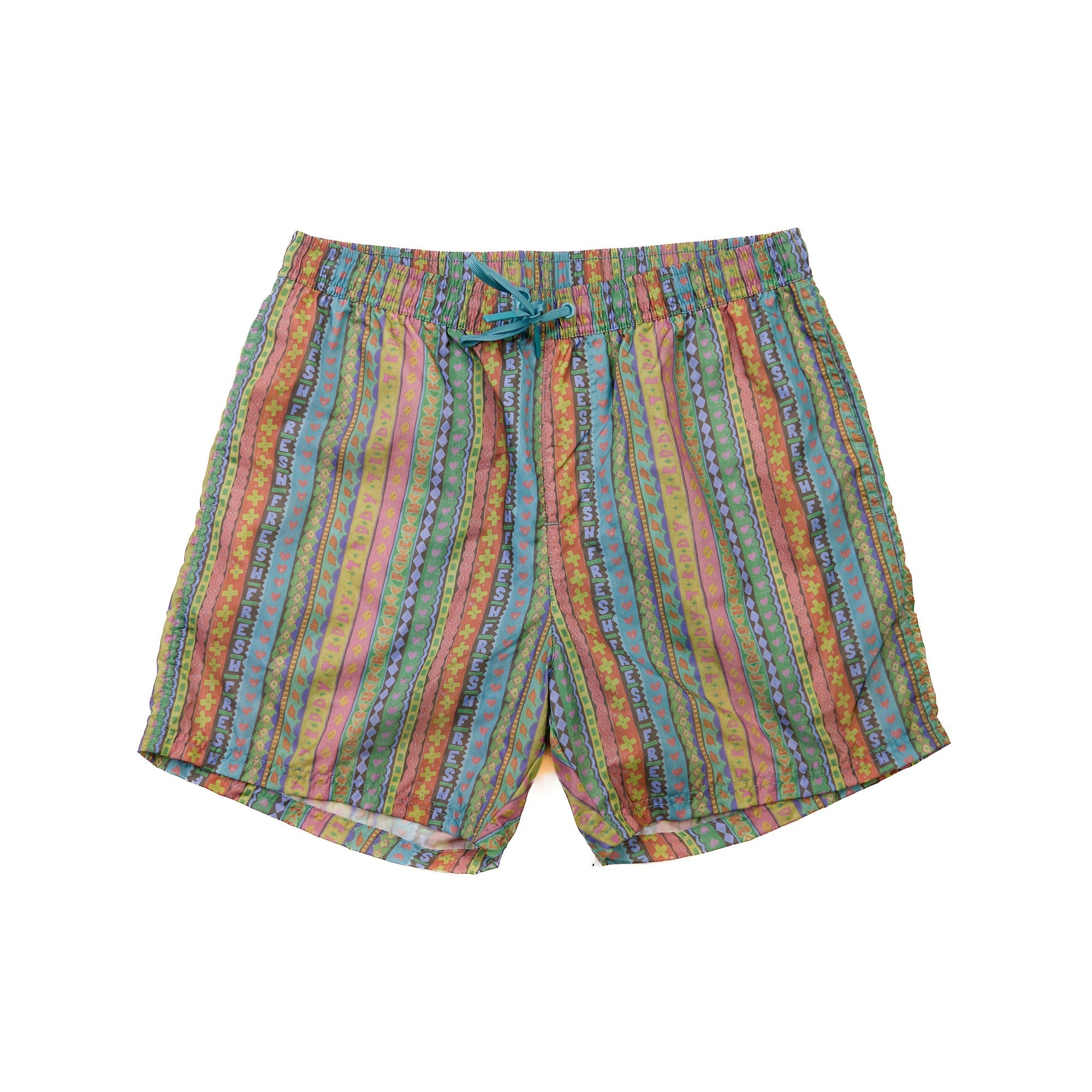 80's Stripe Swim Short