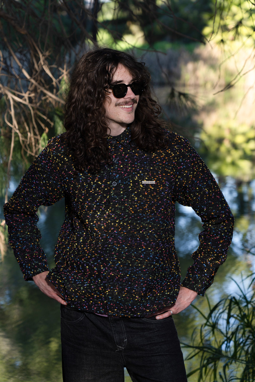 Rainbow Speckle Shacket