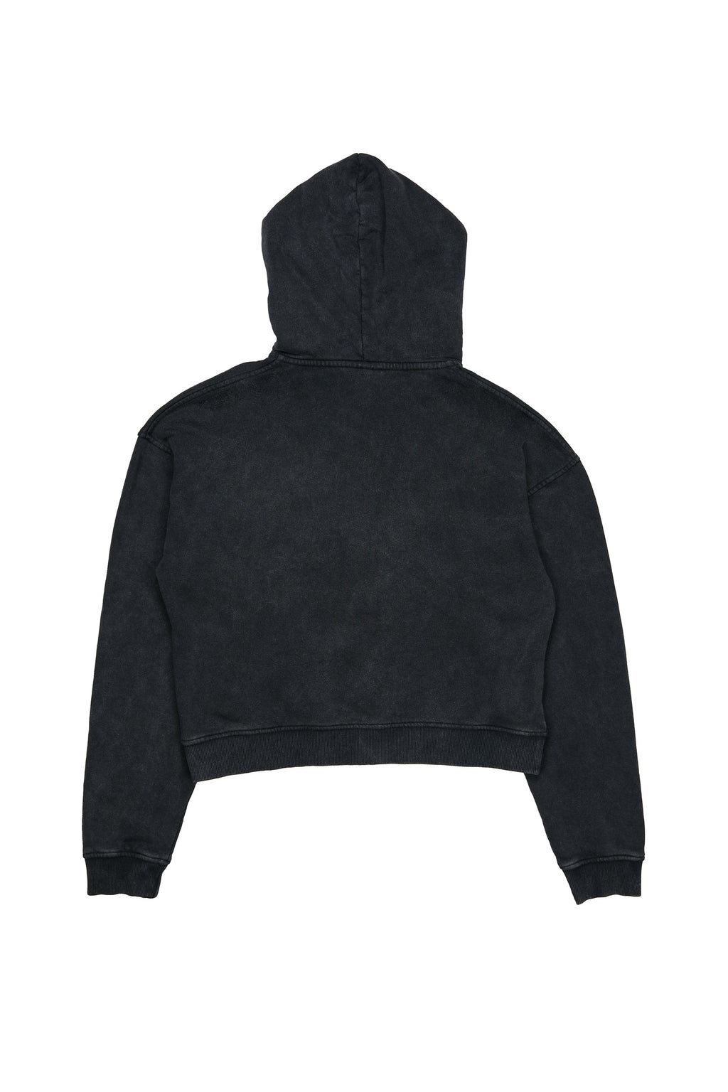 Women's Classic Washed Crop Zip Hoodie