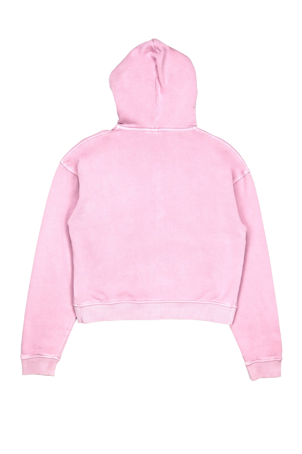 Women's Classic Washed Crop Zip Hoodie