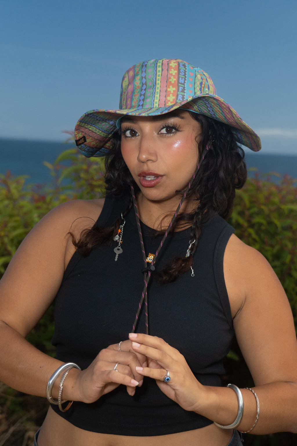 80's Stripe Boonie Hat
