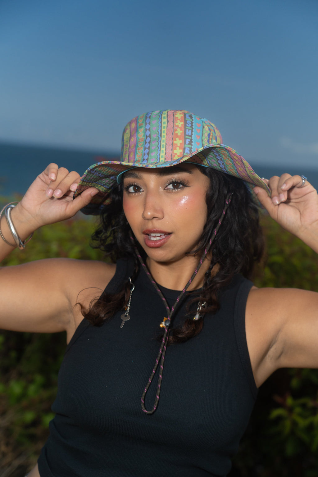80's Stripe Boonie Hat