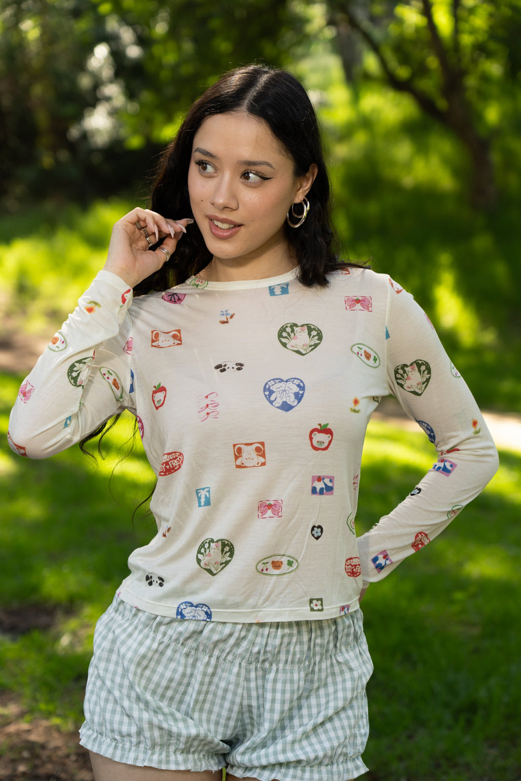 Kim Love Tattoo Long Sleeve Tee