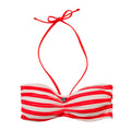 Terry Stripe Bikini Top